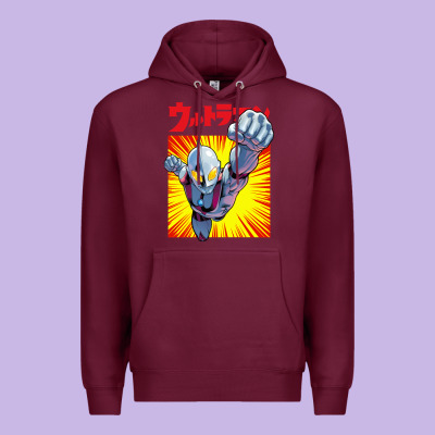 Ultraman Exclusive Yellow Premium Hoodie Designed By Floraart