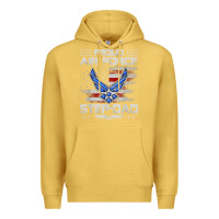 Antique Gold proud air force step dad veteran vintage flag veterans day t shirt Premium Hoodie - FloraArt