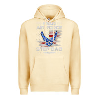Pina Colada proud air force step dad veteran vintage flag veterans day t shirt Premium Hoodie - FloraArt