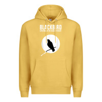 Antique Gold blackbird singing in the dead of night t shirt Premium Hoodie - FloraArt