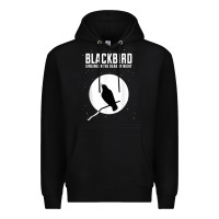 Black blackbird singing in the dead of night t shirt Premium Hoodie - FloraArt