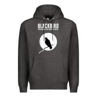 Charcoal Heather blackbird singing in the dead of night t shirt Premium Hoodie - FloraArt