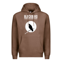 Chestnut blackbird singing in the dead of night t shirt Premium Hoodie - FloraArt