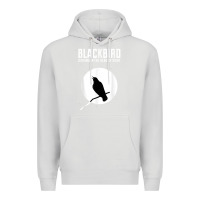 Dove Grey blackbird singing in the dead of night t shirt Premium Hoodie - FloraArt