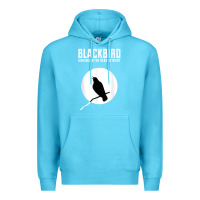 Ocean Blue blackbird singing in the dead of night t shirt Premium Hoodie - FloraArt