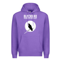 Purple blackbird singing in the dead of night t shirt Premium Hoodie - FloraArt