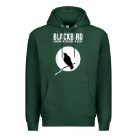 Sports Green blackbird singing in the dead of night t shirt Premium Hoodie - FloraArt