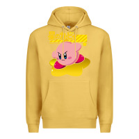 Antique Gold kirby men's pink Premium Hoodie - FloraArt