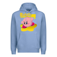 Colony Blue kirby men's pink Premium Hoodie - FloraArt