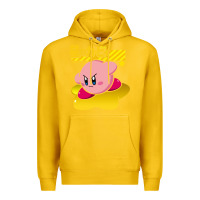 Lemon kirby men's pink Premium Hoodie - FloraArt