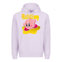 Lilac kirby men's pink Premium Hoodie - FloraArt