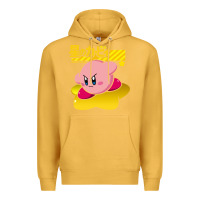 Mustard kirby men's pink Premium Hoodie - FloraArt