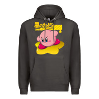 Smoke kirby men's pink Premium Hoodie - FloraArt