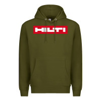 Army Green hilti Premium Hoodie - FloraArt