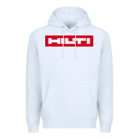 White hilti Premium Hoodie - FloraArt