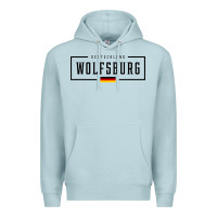 Blue Mist wolfsburg deutschland germany german flag Premium Hoodie - FloraArt
