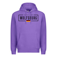 Purple wolfsburg deutschland germany german flag Premium Hoodie - FloraArt