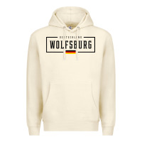 Wolfsburg Deutschland Germany German Flag Premium Hoodie | Teevron