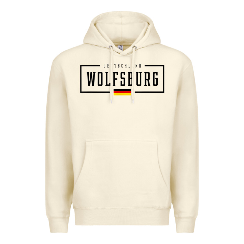 Wolfsburg Deutschland Germany German Flag Premium Hoodie by FloraArt | Teevron