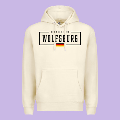 Wolfsburg Deutschland Germany German Flag Premium Hoodie Designed By Floraart