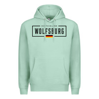 Seafoam wolfsburg deutschland germany german flag Premium Hoodie - FloraArt