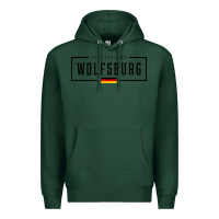 Sports Green wolfsburg deutschland germany german flag Premium Hoodie - FloraArt