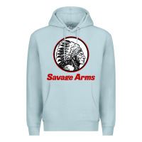 Blue Mist Savage Arms Premium Hoodie - FloraArt