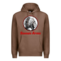 Chestnut Savage Arms Premium Hoodie - FloraArt