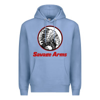 Colony Blue Savage Arms Premium Hoodie - FloraArt