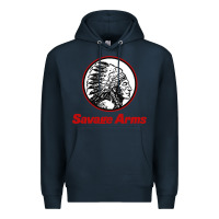 Navy Savage Arms Premium Hoodie - FloraArt