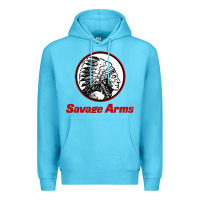 Ocean Blue Savage Arms Premium Hoodie - FloraArt