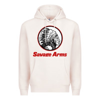 Pale Pink Savage Arms Premium Hoodie - FloraArt