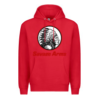 Red Savage Arms Premium Hoodie - FloraArt