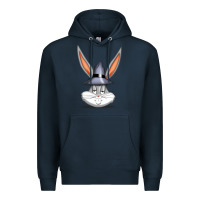 Navy bugs bunny Premium Hoodie - FloraArt