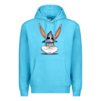 Ocean Blue bugs bunny Premium Hoodie - FloraArt