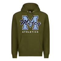 Army Green mercy high school (burlingame, california) Premium Hoodie - FloraArt