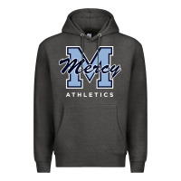 Charcoal Heather mercy high school (burlingame, california) Premium Hoodie - FloraArt