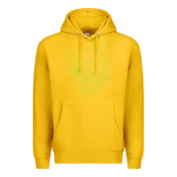 Lemon Cyberpunk samurai Neon Green Premium Hoodie - FloraArt