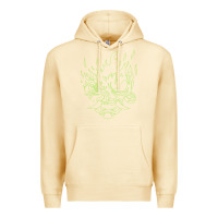 Pina Colada Cyberpunk samurai Neon Green Premium Hoodie - FloraArt
