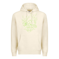 Tofu Cyberpunk samurai Neon Green Premium Hoodie - FloraArt