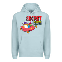 Blue Mist Secret Squirrel  51 Premium Hoodie - FloraArt