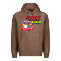 Chestnut Secret Squirrel  51 Premium Hoodie - FloraArt