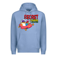 Colony Blue Secret Squirrel  51 Premium Hoodie - FloraArt