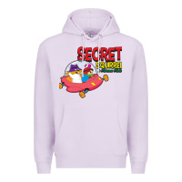 Lilac Secret Squirrel  51 Premium Hoodie - FloraArt