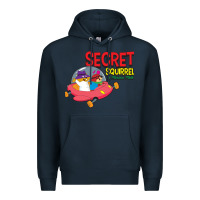 Navy Secret Squirrel  51 Premium Hoodie - FloraArt