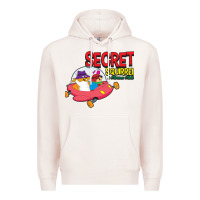 Pale Pink Secret Squirrel  51 Premium Hoodie - FloraArt
