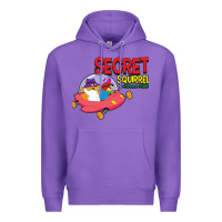 Purple Secret Squirrel  51 Premium Hoodie - FloraArt