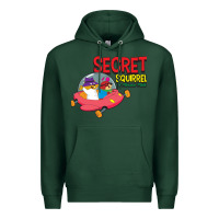 Sports Green Secret Squirrel  51 Premium Hoodie - FloraArt