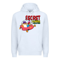White Secret Squirrel  51 Premium Hoodie - FloraArt