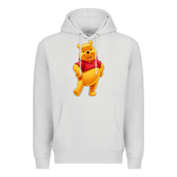 Dove Grey pooh Premium Hoodie - FloraArt